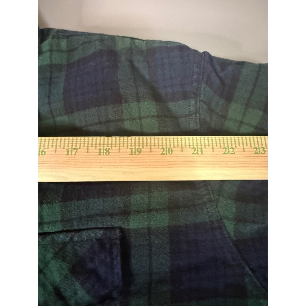 WearGuard Mens 3XL Quilted Flannel Shirt Jacket Plaid Green Navy Blue 12301 - Picture 6 of 6